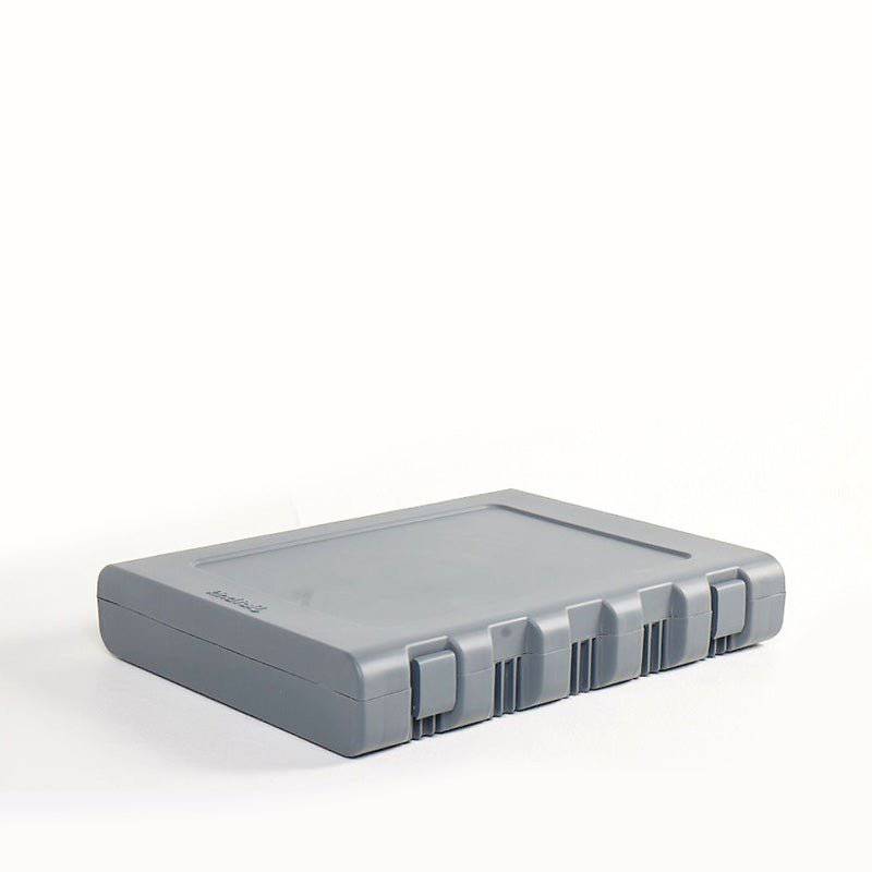 Corevias PAWD® | Modern Collapsible Plastic Dog & Pet Crate in medium grey folded