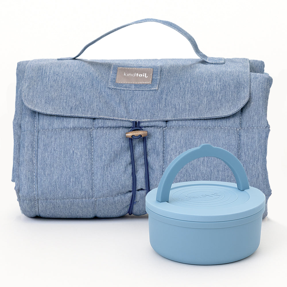 Picnic Bundle  I   Portable Dog Bed and Bowls - Corevias