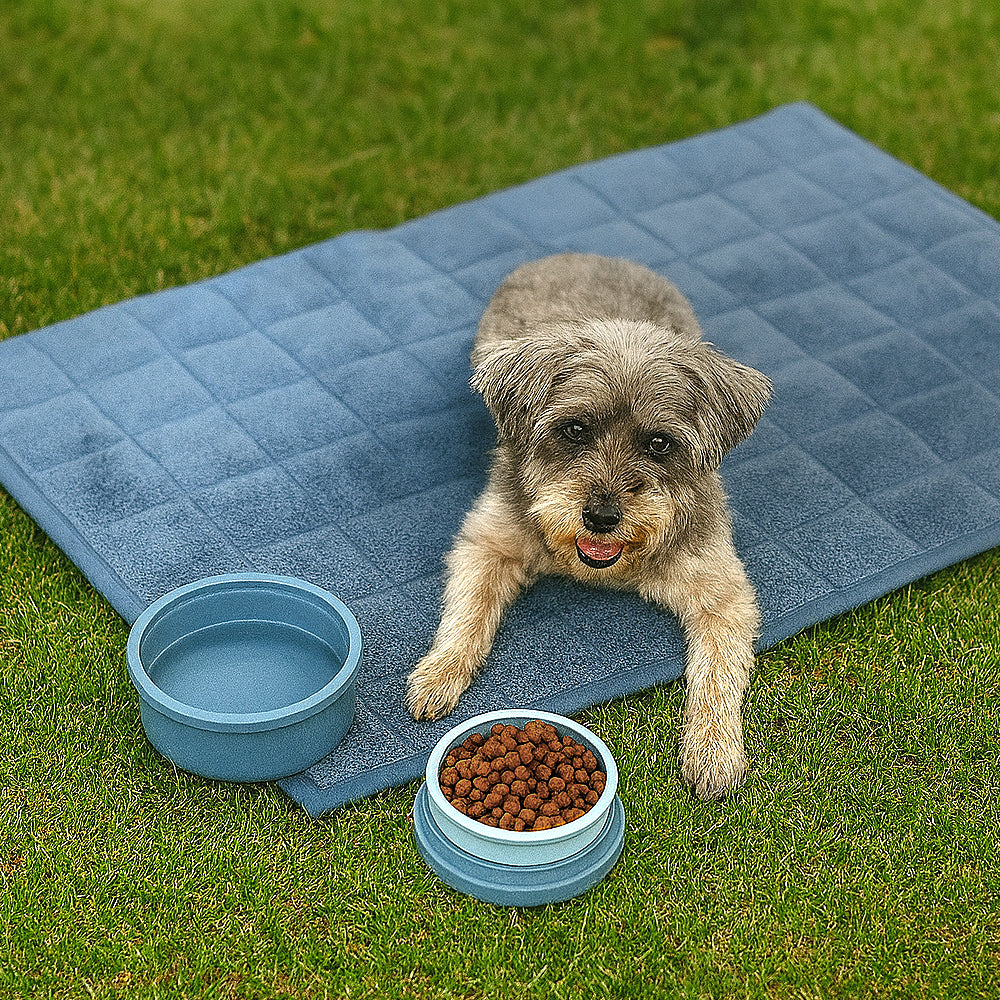 Picnic Bundle  I   Portable Dog Bed and Bowls - Corevias
